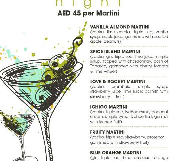 Martini Night Promotion