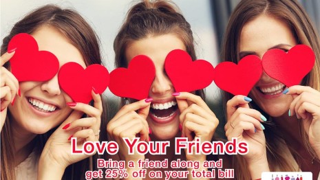 Love Your Friends Promo Offer