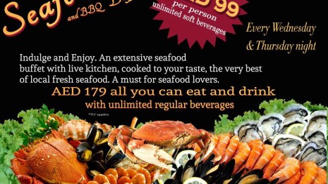 Best Seafood & BBQ Buffet @ Pharaoh Cafe & Restaurant