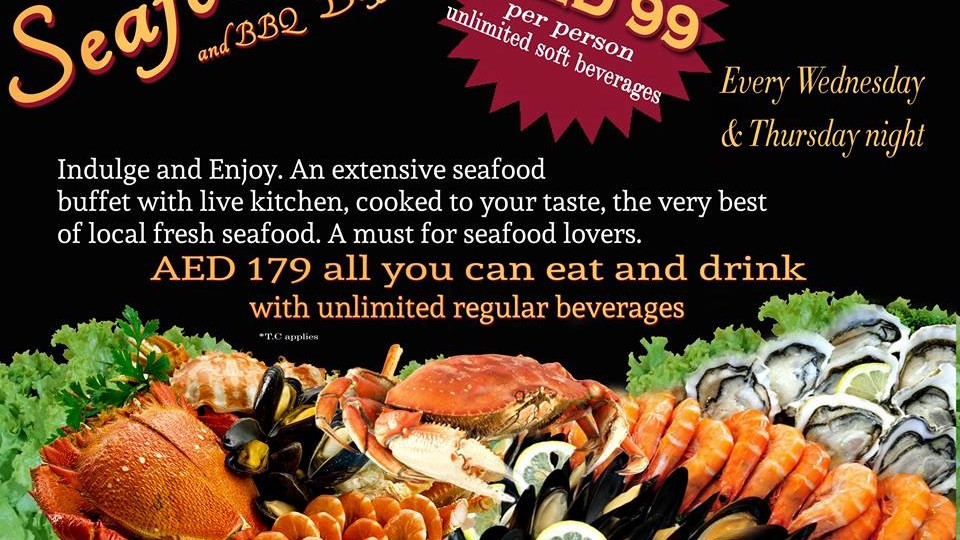 Best Seafood & BBQ Buffet @ Pharaoh Cafe & Restaurant