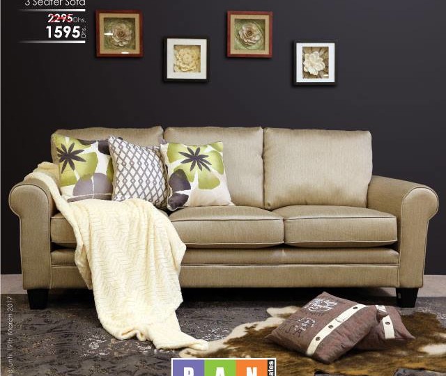 BENJAMIN 3 Seater Sofa Special Offer