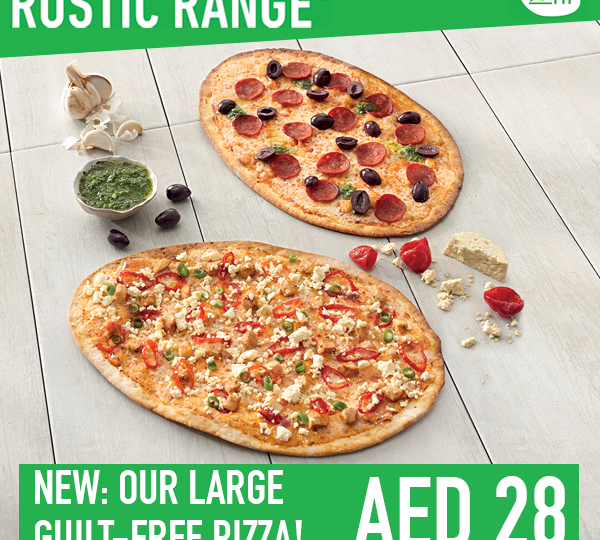 Taste the new Rustic Range Pizza Offer