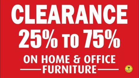 Clearance Sale Offer @ Marlin Furniture