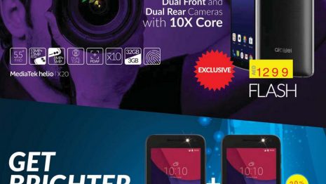 Exclusive offer Alcatel Dual Front & Rear Camera