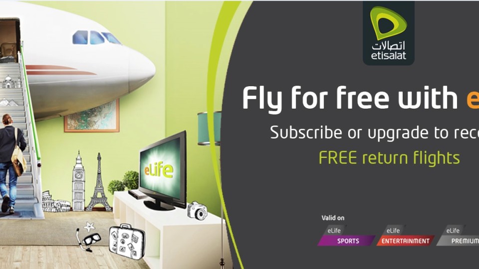 Fly for FREE With Elife by Etisalat