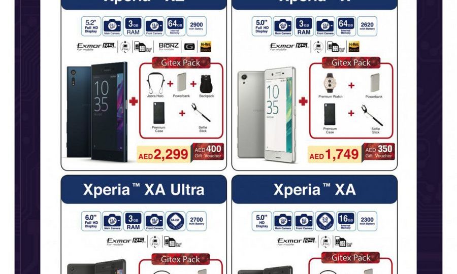 Gitex Deals with Bundle Offers on Sony Xperia Smartphones