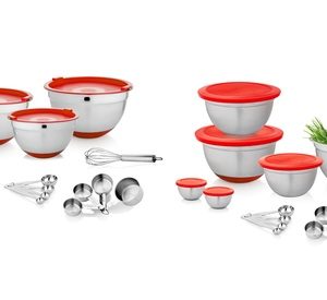 19- or 21-Piece Stainless Steel Measure and Mix Kitchen Set (AED 79 – AED 89) Furniture's & Decor Shop Online at Special Price from Dubai Offers