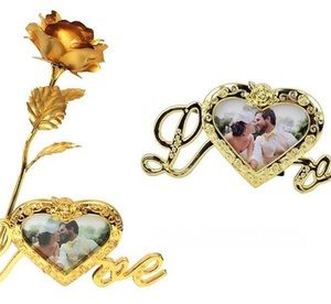 24ct-Gold-Dipped Rose with Photo Frame from AED 99 Furniture's & Decor Shop Online at Special Price from Dubai Offers