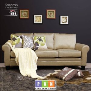 BENJAMIN 3 Seater Sofa Special Offer @ Pan Emirates Furniture's & Decor Shop Online at Special Price from Dubai Offers