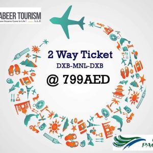 Dubai Manila Return Flight Tickets Starting at 799 AED Flight Tickets Shop Online at Special Price from Dubai Offers