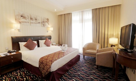 Buy Dubai: One-Night Stay for Two with Breakfast, Dinner and Romantic Room Setup at 4* Cassells Al Barsha Hotel Now at Special Price in DubaiOffers.com 2 Dubai: One-Night Stay for Two with Breakfast, Dinner and Romantic Room Setup at 4* Cassells Al Barsha Hotel Hotel Stay Shop Online at Special Price from Dubai Offers 2
