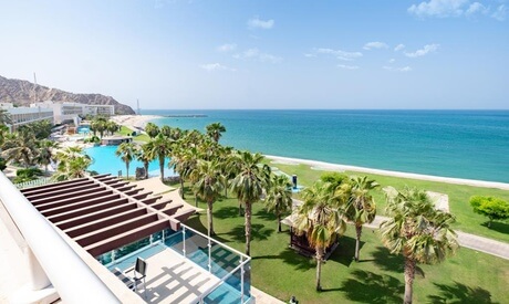 Buy Fujairah: 1- or 2-Night Stay for 2 or 4 with Option for Breakfast, Half or Full Board at 5* Radisson Blu Resort Fujairah Now at Special Price in DubaiOffers.com 2 Fujairah: 1- or 2-Night Stay for 2 or 4 with Option for Breakfast, Half or Full Board at 5* Radisson Blu Resort Fujairah Hotel Stay Shop Online at Special Price from Dubai Offers 2