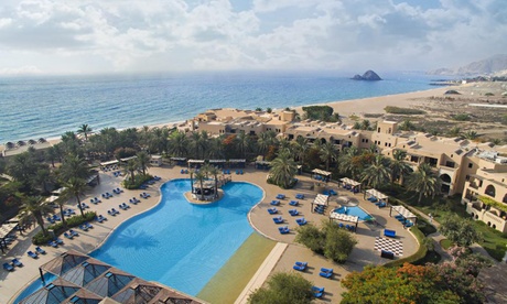 Buy Fujairah: 2 Nights for Two Adults and One Child with Half Board at 5* Miramar Al Aqah Beach Now at Special Price in DubaiOffers.com 2 Fujairah: 2 Nights for Two Adults and One Child with Half Board at 5* Miramar Al Aqah Beach Hotel Stay Shop Online at Special Price from Dubai Offers 2