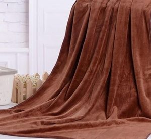 King Size Flannel Fleece Blanket in Choice of Colour for AED 59 Furniture's & Decor Shop Online at Special Price from Dubai Offers