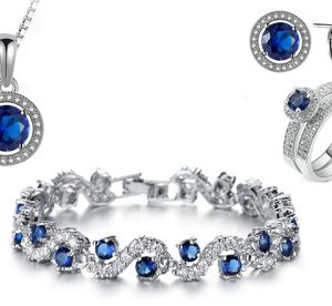 Lab-Created Sapphire Earrings, Pendant, Ring or Bracelet (from AED 79) Fashion & Jewelry Shop Online at Special Price from Dubai Offers