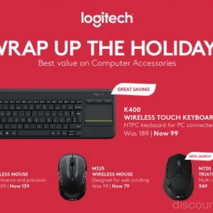 Logitec K400 Wireless Touch Keyboard Offer at Jumbo Al Ghurair Centre Shop Online at Special Price from Dubai Offers
