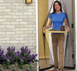 Magnetic Retractable Screen Door from AED 49 Furniture's & Decor Shop Online at Special Price from Dubai Offers