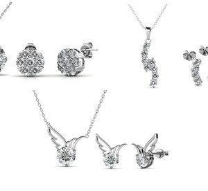 One (AED 109), Two (AED 199) or Three (AED 279) Sets by Destiny Jewellery made with Crystals from Swarovski Fashion & Jewelry Shop Online at Special Price from Dubai Offers
