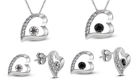 Buy One (AED 109) or Two (AED 189) Seven-Heart Jewellery Sets with Crystals from Swarovski® Now at Special Price in DubaiOffers.com 2 One (AED 109) or Two (AED 189) Seven-Heart Jewellery Sets with Crystals from Swarovski® Fashion & Jewelry Shop Online at Special Price from Dubai Offers 2