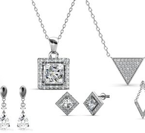 One (AED 129), Two (AED 229) or Three (AED 319) Sets by Destiny Jewellery made with Crystals from Swarovski Fashion & Jewelry Shop Online at Special Price from Dubai Offers