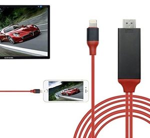One, Two, or Three Lightning to HDMI 1080P Adapter Cables for iPhone, iPad and iPod from AED 69 Electronics Shop Online at Special Price from Dubai Offers