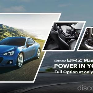 Subaru BRZ Manual Transmission Full Option with Alcantara Leather New Cars/SUVs Shop Online at Special Price from Dubai Offers