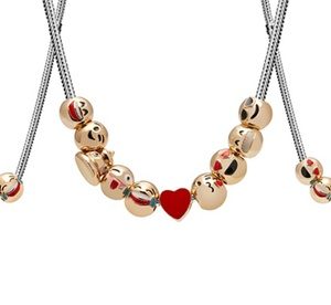 Three-, Five- or Ten-Charm Emoji Necklace from AED 59 (Up to 28% Off) Fashion & Jewelry Shop Online at Special Price from Dubai Offers