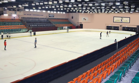 Buy Two-Hour Indoor Ice Skating Session for Up to Eight Adults at Al-Nasr Leisureland Now at Special Price in DubaiOffers.com 2 Two-Hour Indoor Ice Skating Session for Up to Eight Adults at Al-Nasr Leisureland Entertainment Offers Shop Online at Special Price from Dubai Offers 2