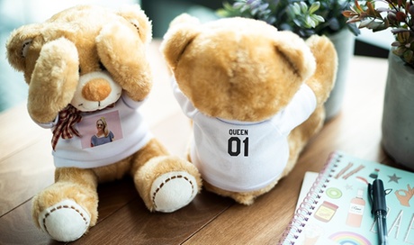 Buy Two Personalised Teddy Bears for Two from Photobook Emirates (57% Off) Now at Special Price in DubaiOffers.com 2 Two Personalised Teddy Bears for Two from Photobook Emirates (57% Off) Miscellaneous Shop Online at Special Price from Dubai Offers 2