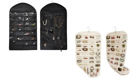 Buy Up to Four Double-Sided 32- or 72-Pocket Jewellery Organisers from AED 39 Now at Special Price in DubaiOffers.com 2 Up to Four Double-Sided 32- or 72-Pocket Jewellery Organisers from AED 39 Fashion & Jewelry Shop Online at Special Price from Dubai Offers 2