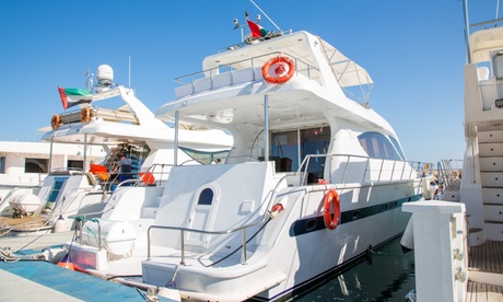 Buy Up to Four-Hour Private Yacht Hire with Optional Banana Boat Hire from Bissalama Travels (Up to 60% Off) Now at Special Price in DubaiOffers.com 2 Up to Four-Hour Private Yacht Hire with Optional Banana Boat Hire from Bissalama Travels (Up to 60% Off) Entertainment Offers Shop Online at Special Price from Dubai Offers 2