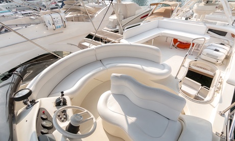 Buy Up to Four-Hour Yacht Hire for Up to 27 People from Royal Blue Coast Yachts Now at Special Price in DubaiOffers.com 2 Up to Four-Hour Yacht Hire for Up to 27 People from Royal Blue Coast Yachts Entertainment Offers Shop Online at Special Price from Dubai Offers 2