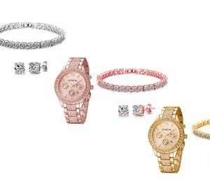 Watch and Jewellery Set from AED 159 Fashion & Jewelry Shop Online at Special Price from Dubai Offers