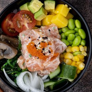 Feast On A Choice Of Poke Bowl 24oz + Classic Ice Tea For 1, 2 Or 4 Men's Shop Online at Special Price from Dubai Offers