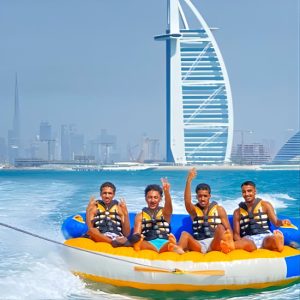 Private 60-min Group Tubing on Speedboat in Dubai at Nemo WaterSports Jet Ski Dubai & Flyboard, Dubai, United Arab Emirates Activities Shop Online at Special Price from Dubai Offers