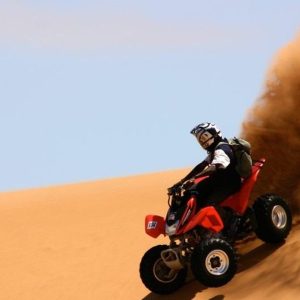 Ride, Feast, & Dance: Desert Safari With Quad Bike Ride For 1, 2, Or 4 MOTOR SPORTS Shop Online at Special Price from Dubai Offers