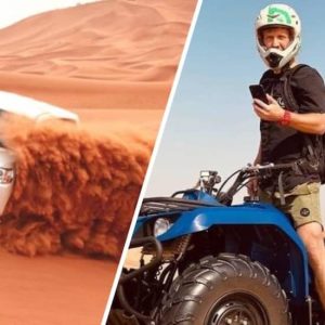 Sunset Desert Safari with Quad Bike, Sandboarding, Camel Ride + BBQ Dinner at Burj Khalifa Tower, Dubai, United Arab Emirates Activities Shop Online at Special Price from Dubai Offers