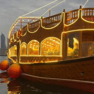 2-Hr Vip Marina Dhow Cruise With Dinner For 1, 2, 4 Adult, Or 1 Child EXPERIENCE RESTAURANTS Shop Online at Special Price from Dubai Offers