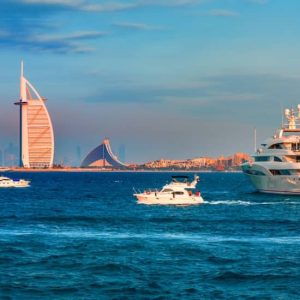 Palm Jumeirah, Burj Al Arab & Dubai Marina: 99-minute Premium Boat Tour at Spinneys, Dubai, United Arab Emirates Activities Shop Online at Special Price from Dubai Offers