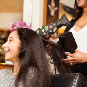 Hair Wash, Trim, Blowdry, Root & Full Color + Hot Oil Treatment HAIRDRESSER Shop Online at Special Price from Dubai Offers