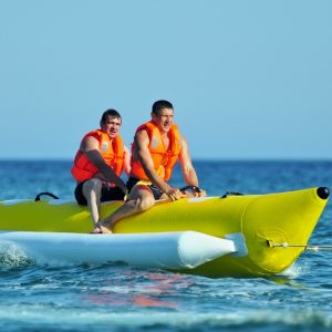 Thrilling Rides: 30-min Inflatable Banana Or Donut-shaped Boat Ride WATER SPORTS Shop Online at Special Price from Dubai Offers