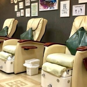 Polish & Pamper: Classic Or Gelish Mani-pedi With Spa NAILS Shop Online at Special Price from Dubai Offers