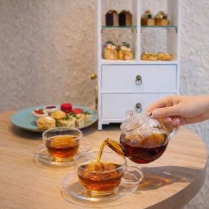 Afternoon Tea Set For 2 Or 4 With Optional House Beverage Each RESTAURANT Shop Online at Special Price from Dubai Offers