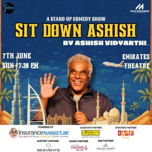 Comedy Events Ashish Vidyarthi Live in Dubai Comedy Events Shop Online at Special Price from Dubai Offers