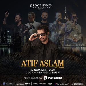 Concerts Atif Aslam 2026 in Dubai Concerts Shop Online at Special Price from Dubai Offers