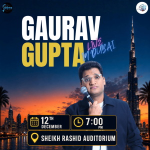 Shows and Theatrical Plays Gaurav Gupta Live in Dubai Shows and Theatrical Plays Shop Online at Special Price from Dubai Offers