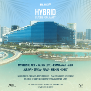 Nightlife Hybrid Pool & Beach Party at The Art Hotel & Resort Amwaj Islands Nightlife Shop Online at Special Price from Dubai Offers