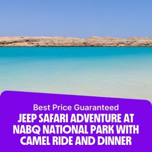 Sightseeing and Tours Jeep safari adventure at Nabq National Park with camel ride and dinner Sightseeing and Tours Shop Online at Special Price from Dubai Offers