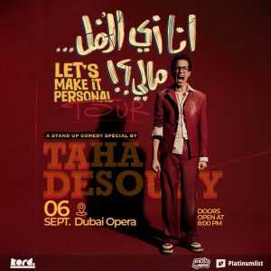 Comedy Events Taha Desouky – Stand Up Comedy Show in Dubai Comedy Events Shop Online at Special Price from Dubai Offers
