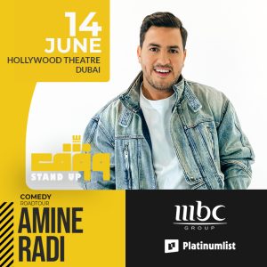 Comedy Events Wagef! Amine Radi Live in Dubai Comedy Events Shop Online at Special Price from Dubai Offers